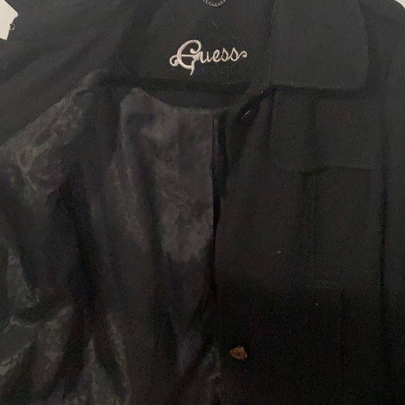 Black Guess pea coat - Picture 2 of 3